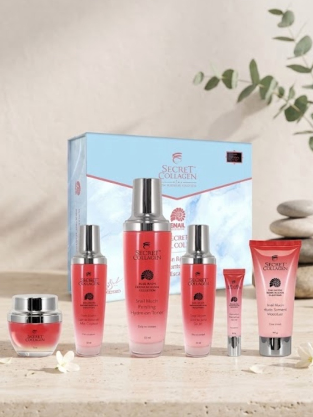 $4,800 Snail Mucin Hydrating Moisturizer FIRMING Skincare Collection